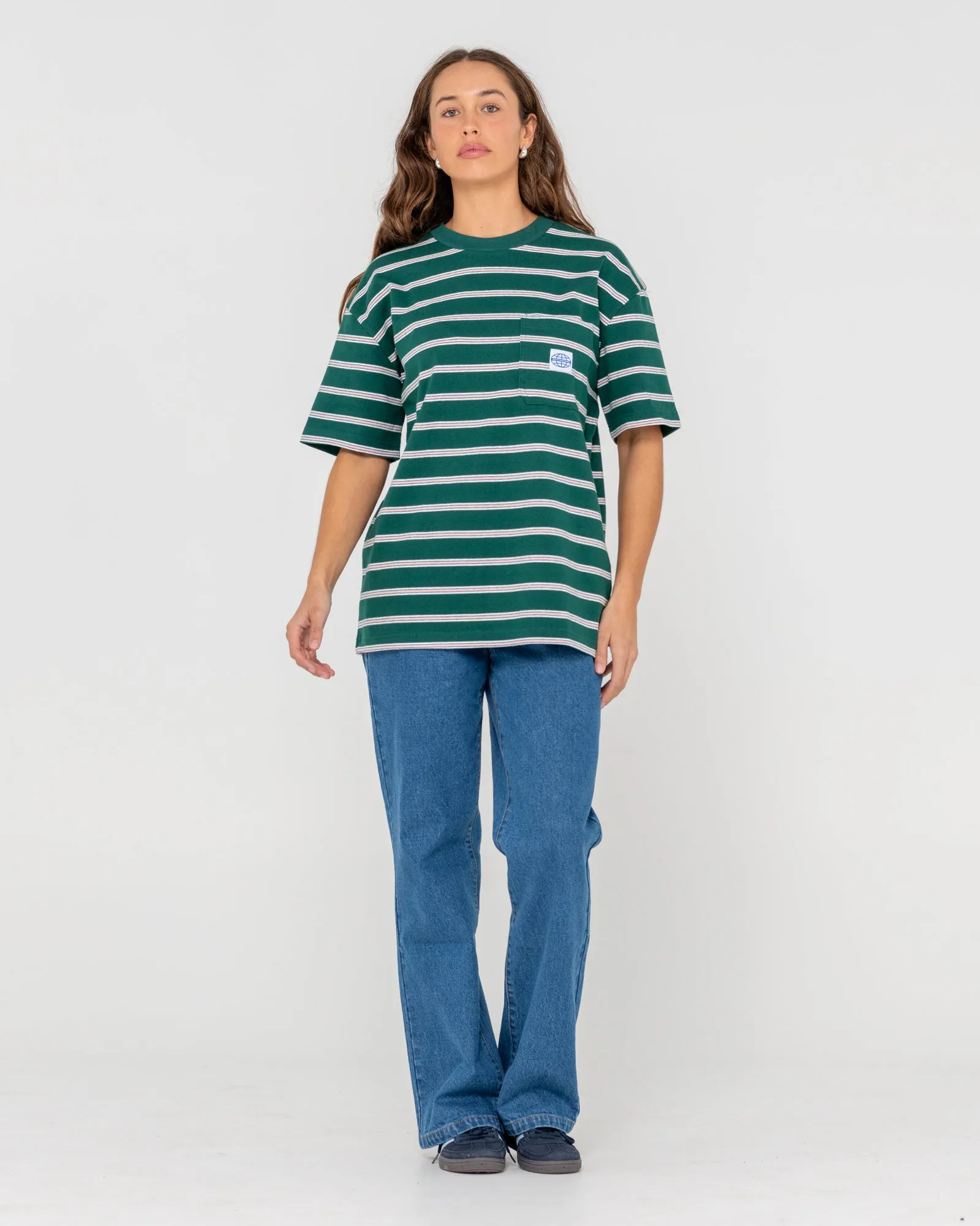 Inspectah Deck Oversized Striped Tee