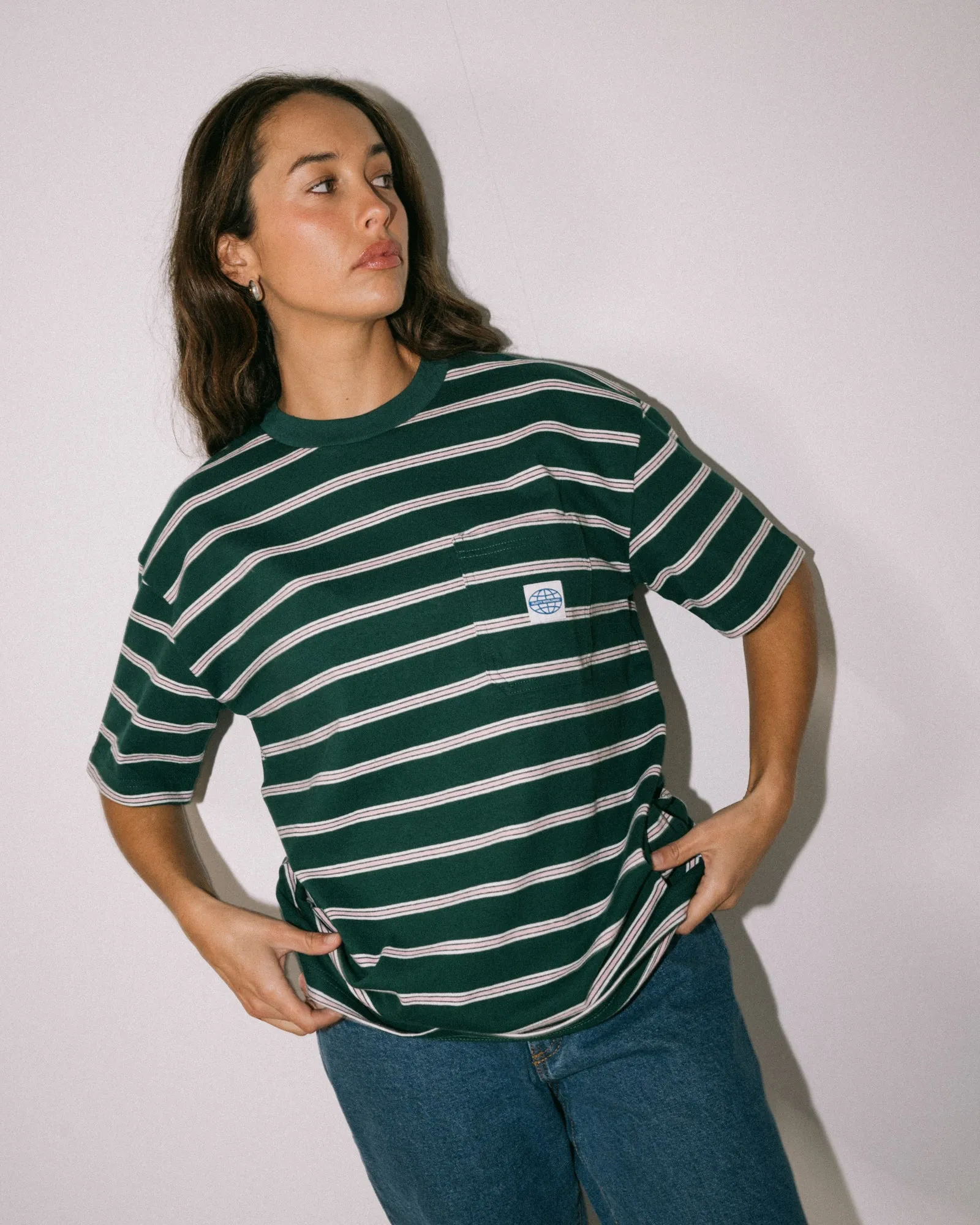 Inspectah Deck Oversized Striped Tee