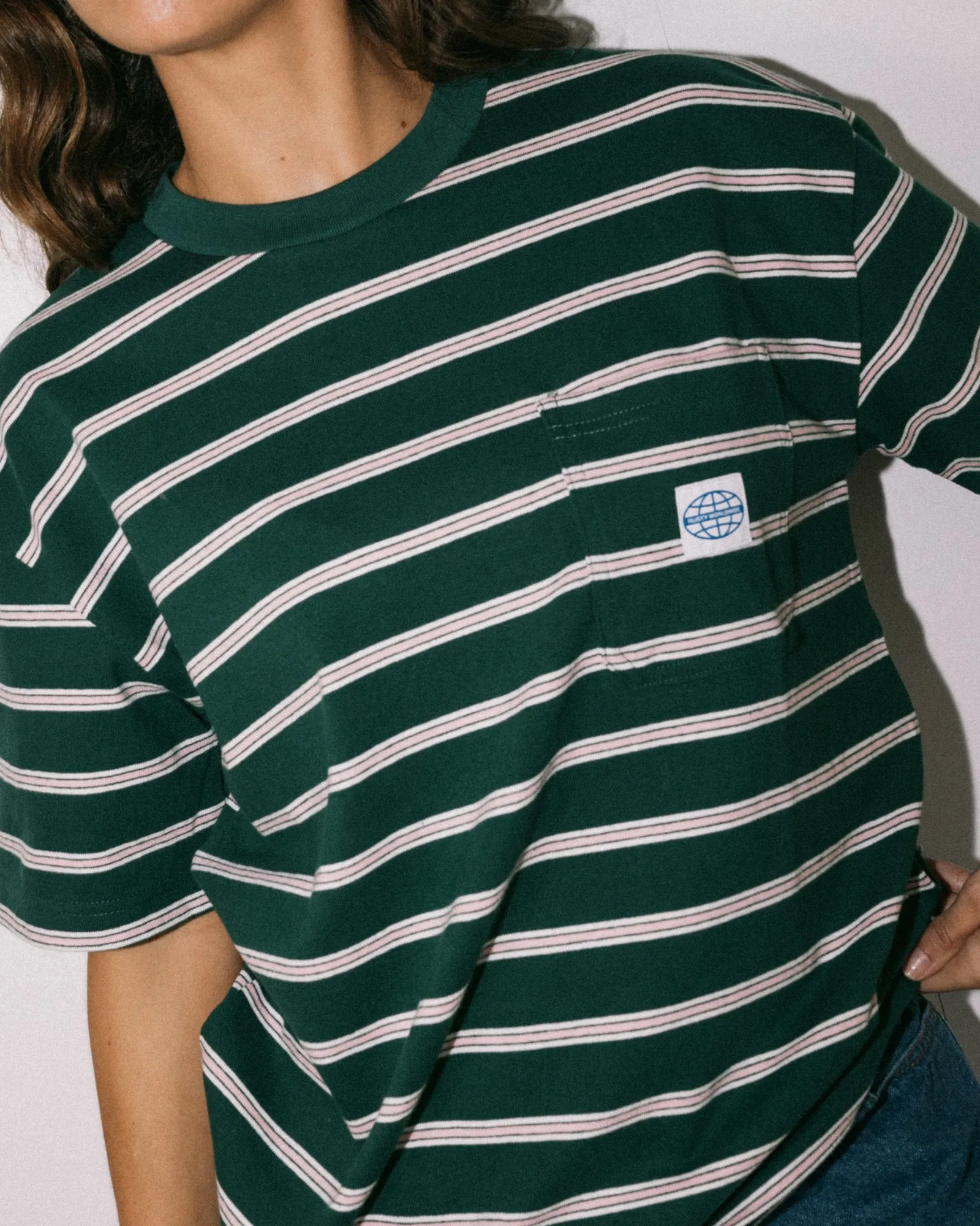 Inspectah Deck Oversized Striped Tee