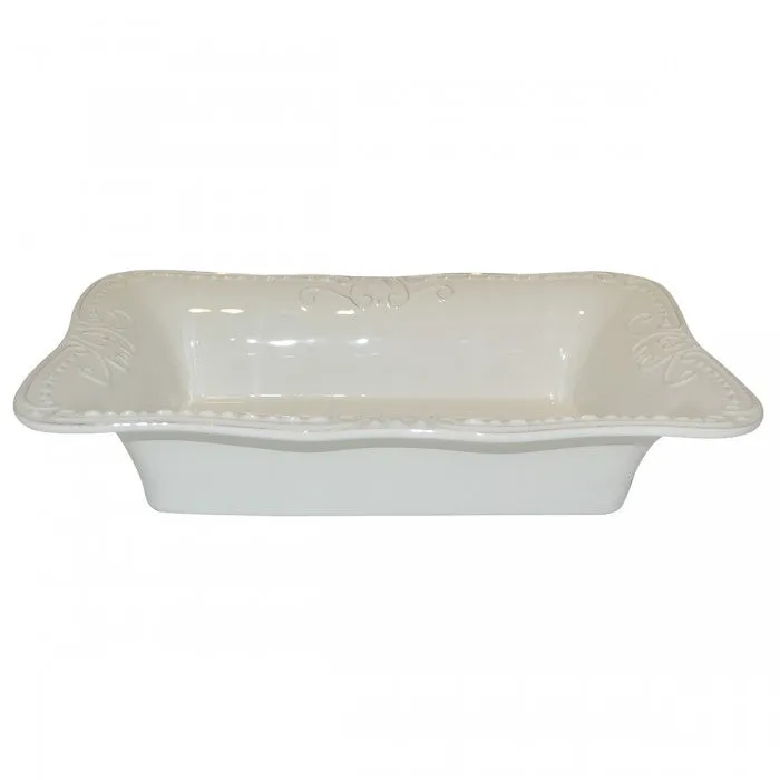 Isabella Lg Rect Baker-Ivory