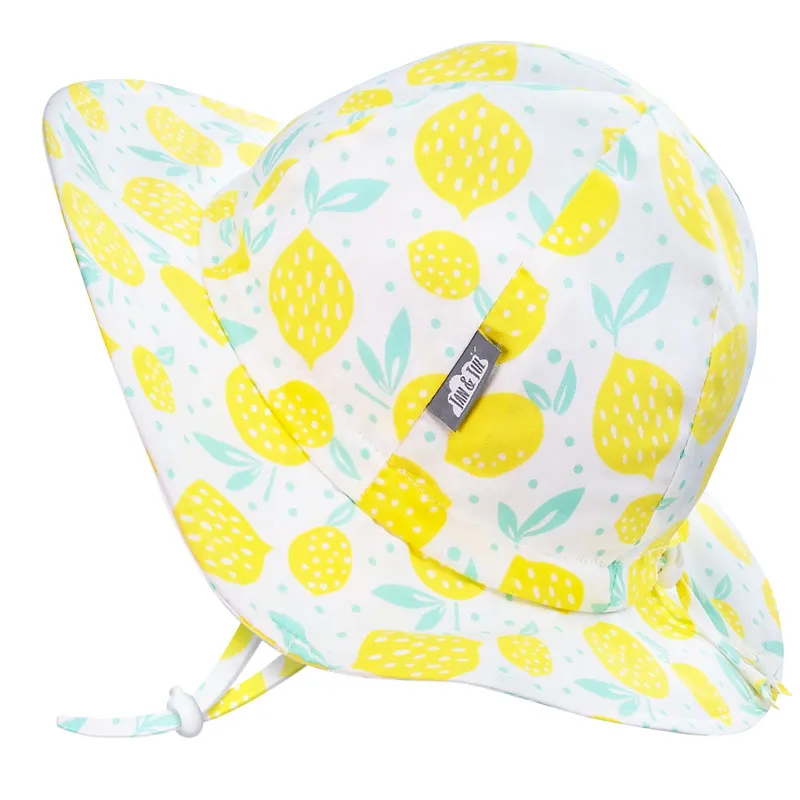 Jan & Jul Gro-With-Me Cotton Floppy Hat - Lemon Fresh