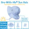 Jan & Jul Gro-With-Me Cotton Floppy Hat - White