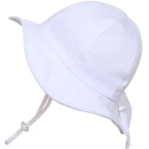 Jan & Jul Gro-With-Me Cotton Floppy Hat - White