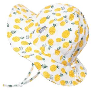 Jan & Jul Gro-With-Me Cotton Floppy Hat - Yellow Pineapple