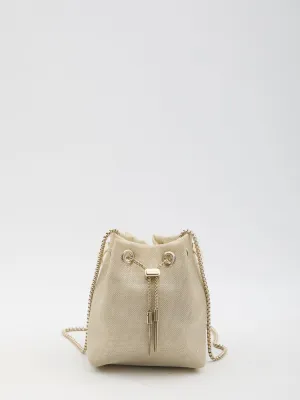 JIMMY CHOO Mini Metallic Mesh Handbag