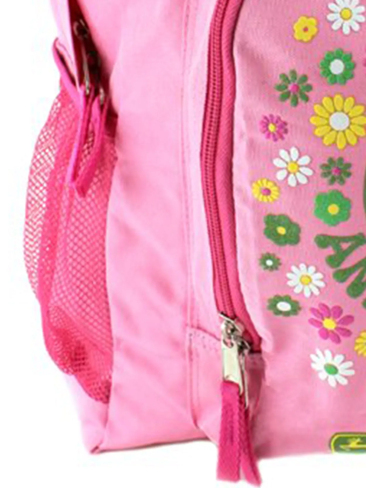 John Deere Peace 16" School Pink Backpack