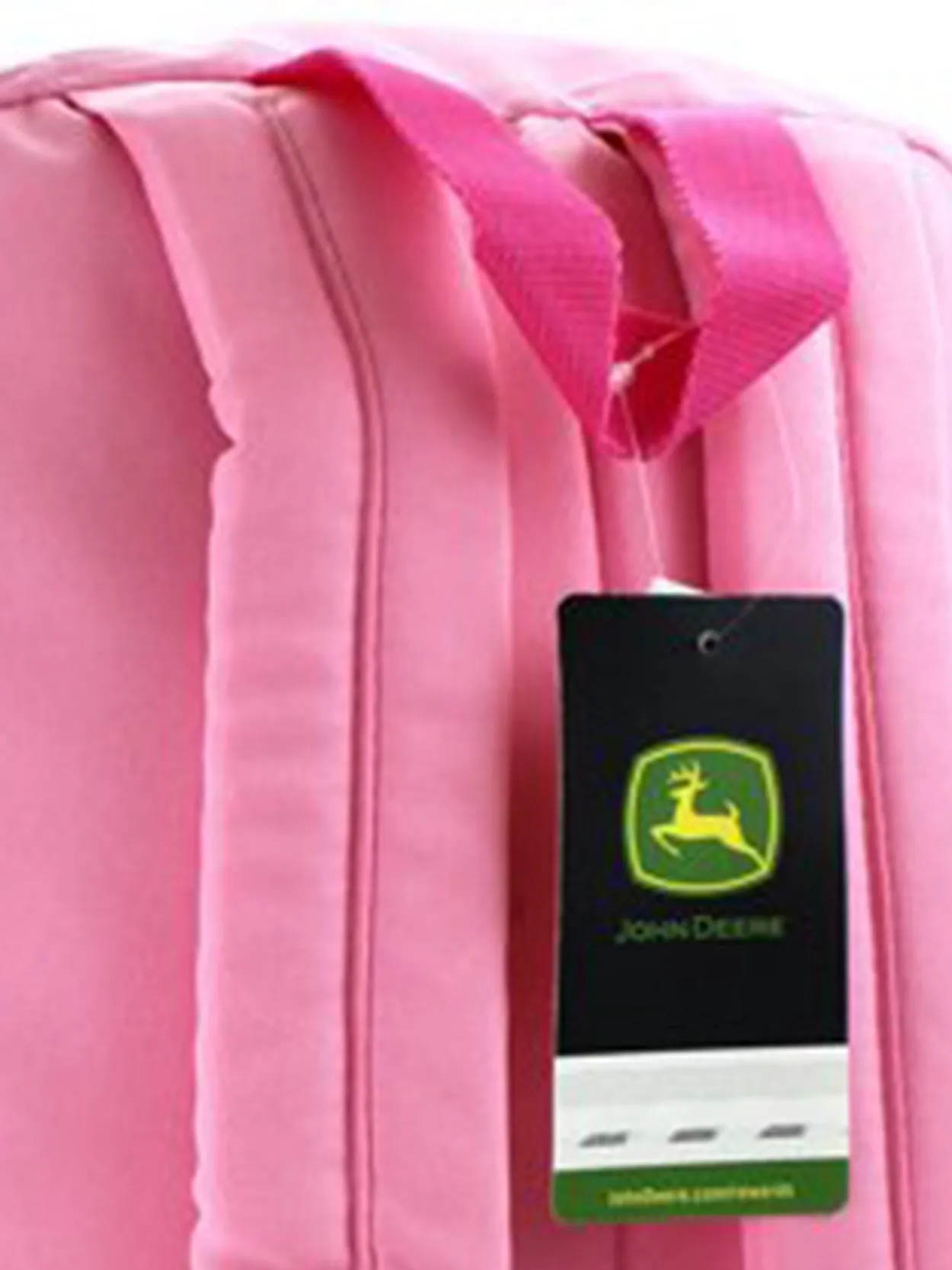 John Deere Peace 16" School Pink Backpack