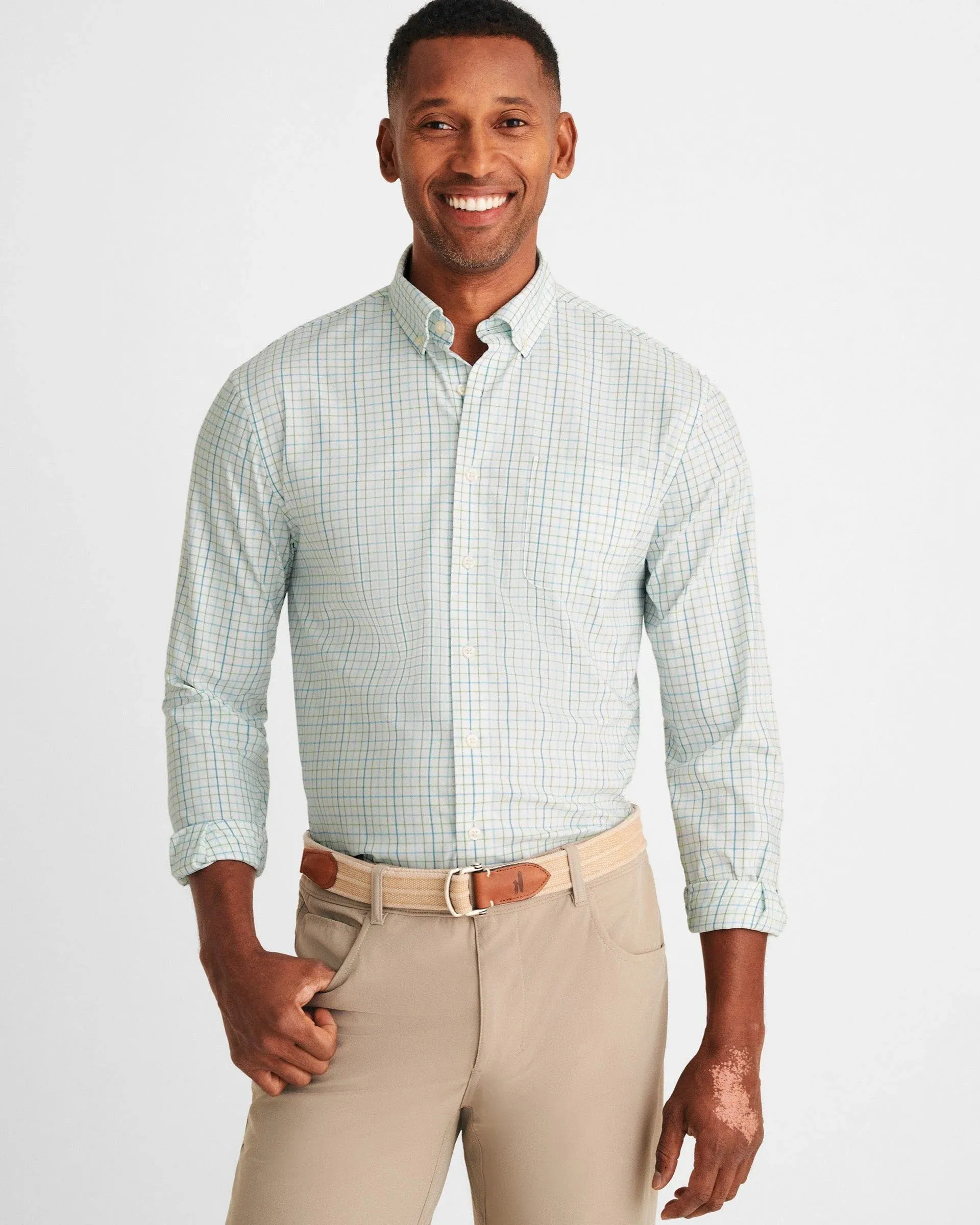 JOHNNIE-O SAV PREP-FORMANCE BUTTON UP SHIRT