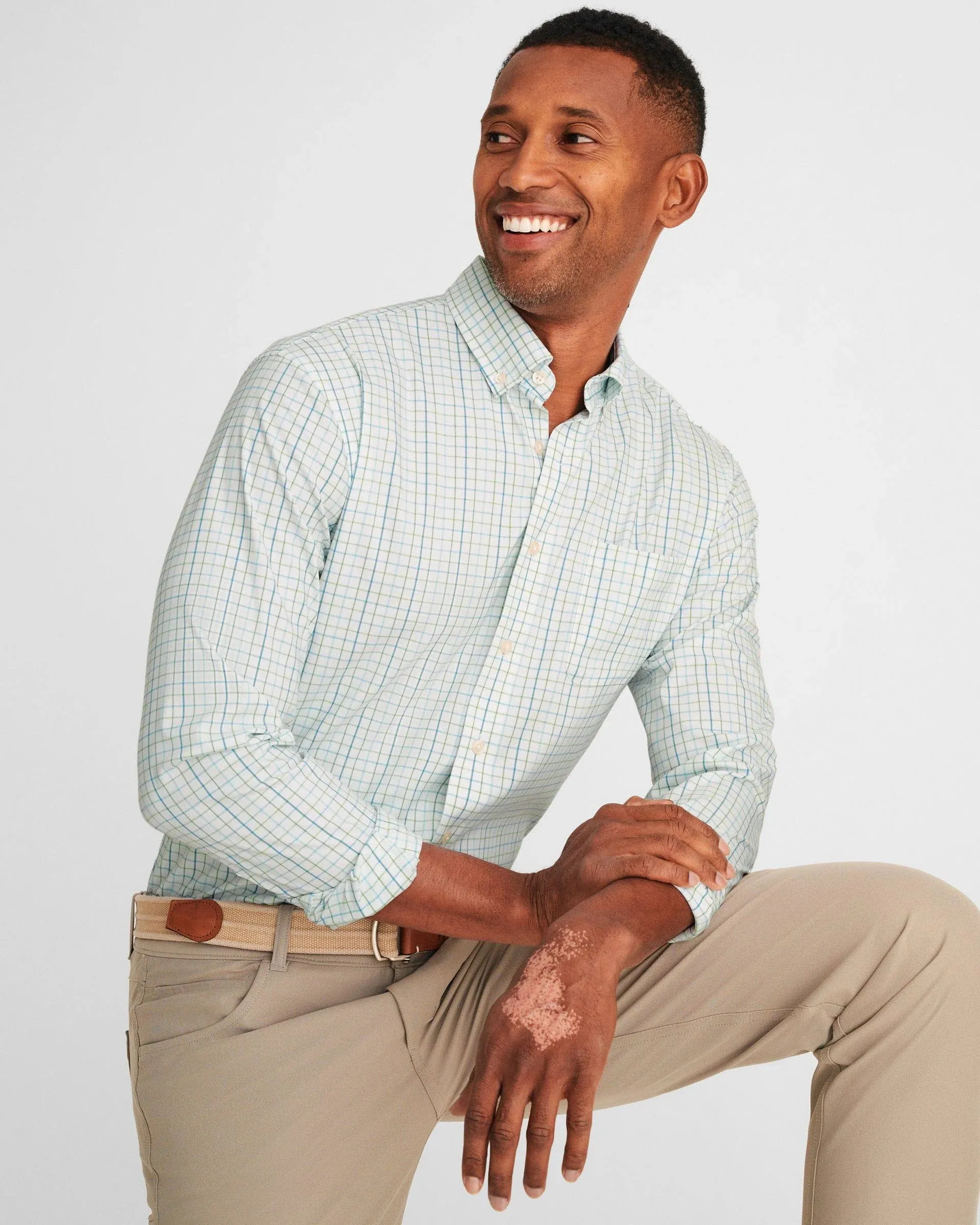 JOHNNIE-O SAV PREP-FORMANCE BUTTON UP SHIRT