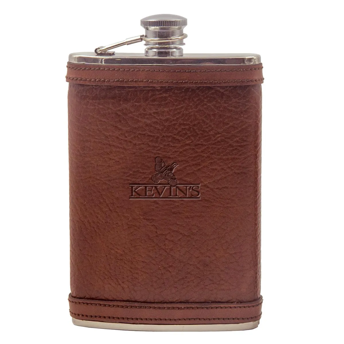 Kevin's Leather Wrapped 8 oz. Flask
