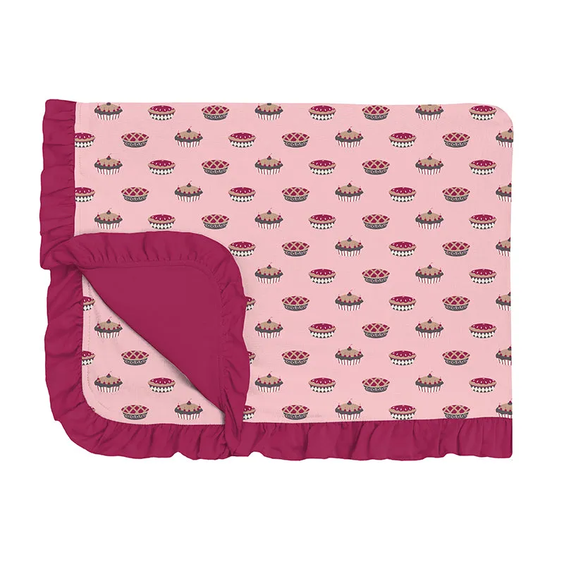 KicKee Pants Ruffle Toddler Blanket - Lotus Pies