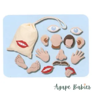 King Dam Felt Bags - Body Parts