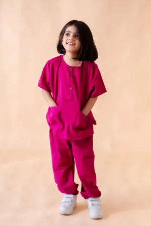 Klingaru Co Ords - Linen Pink