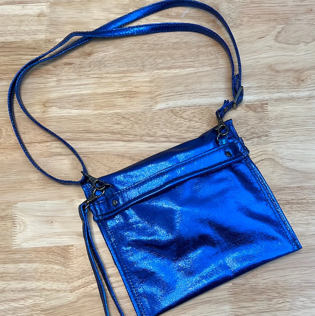 KMGhandmade Original Aura Envelope Bag - Disco Blue