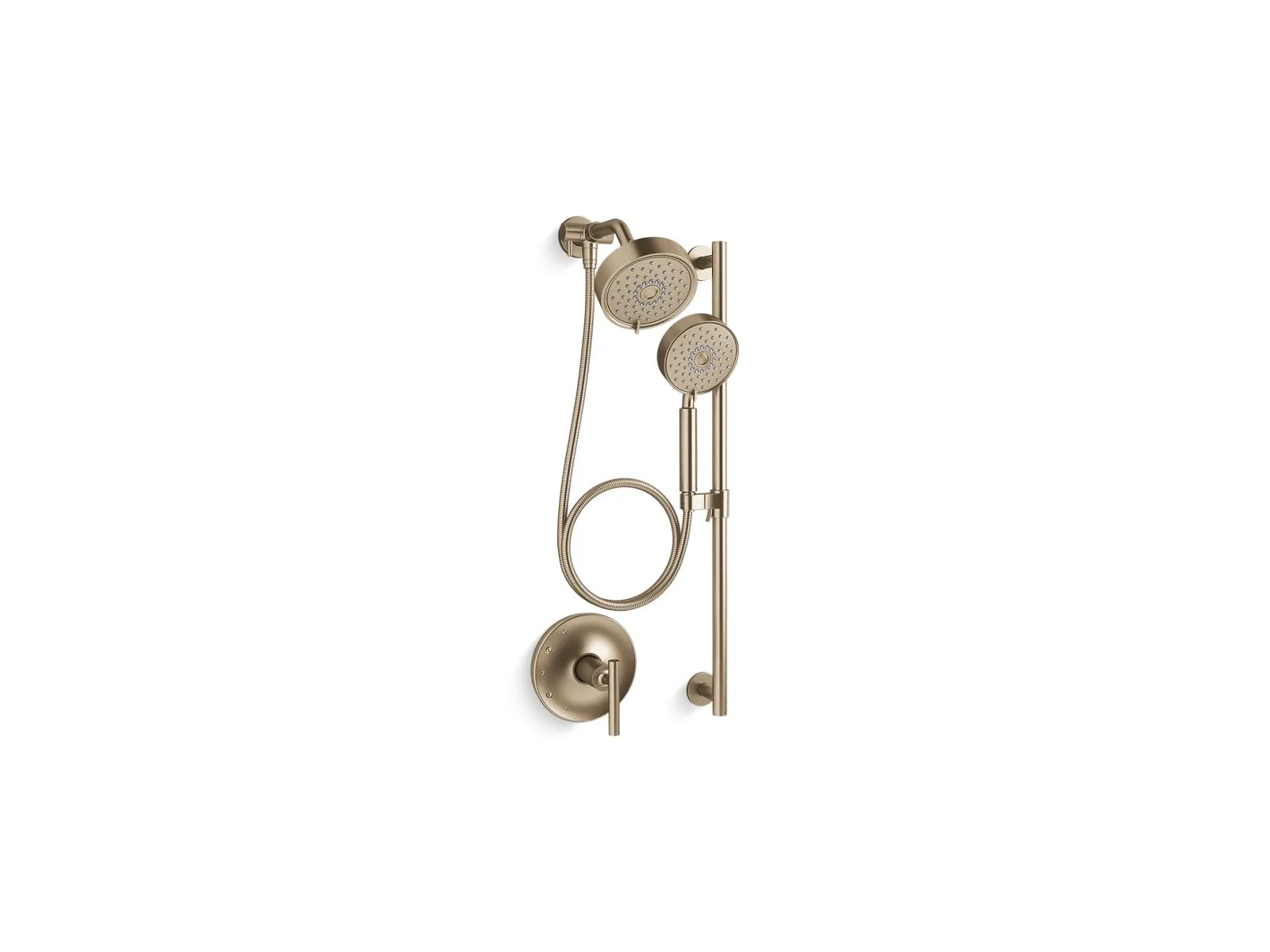 KOHLER K-22181 Purist Showering Kit, 2.5 gpm
