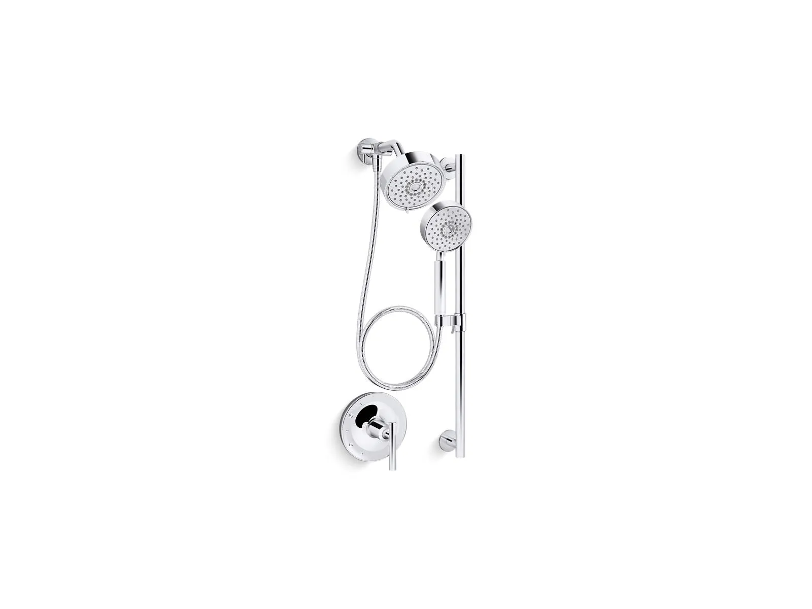 KOHLER K-22181 Purist Showering Kit, 2.5 gpm