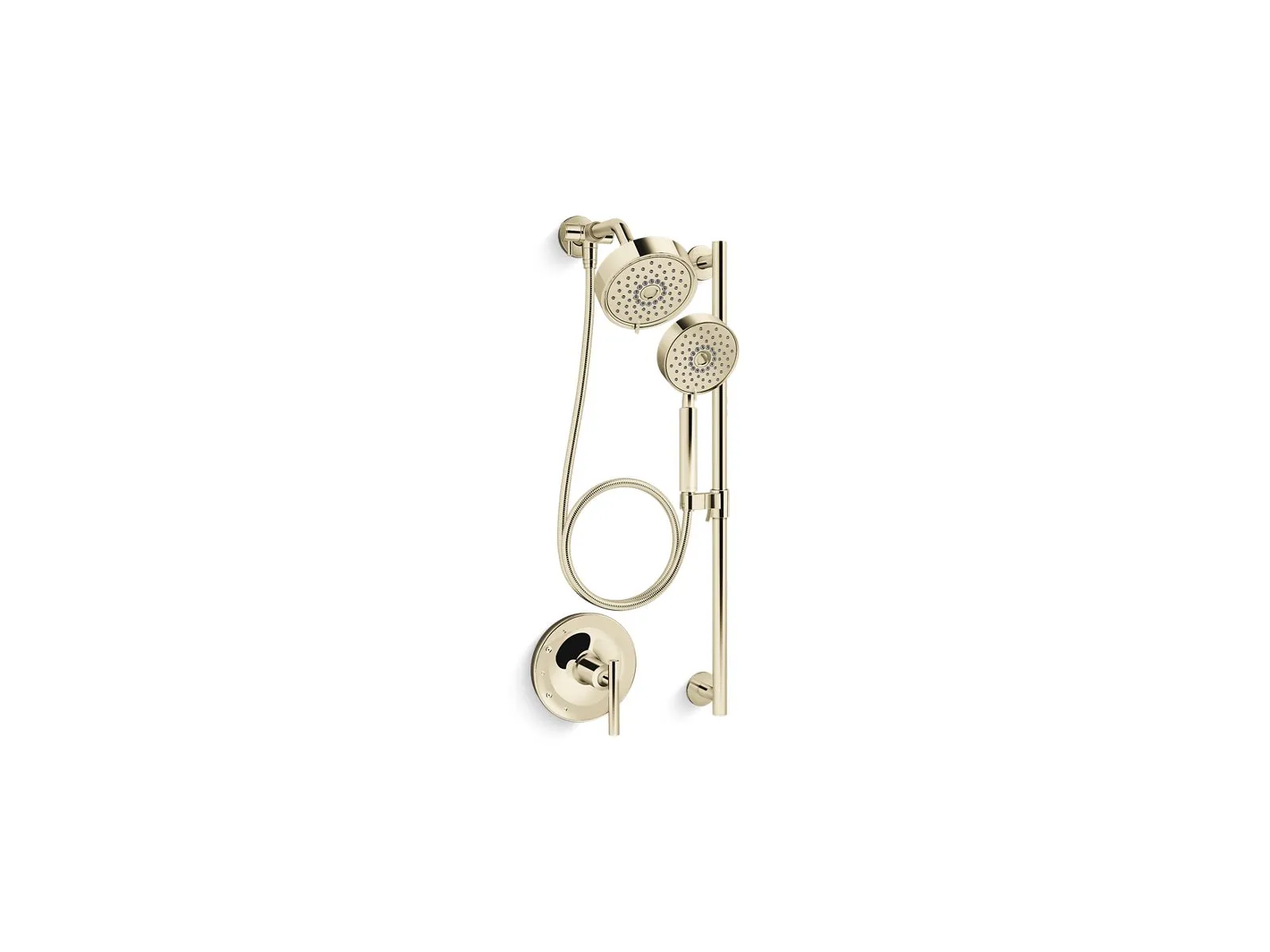 KOHLER K-22181 Purist Showering Kit, 2.5 gpm