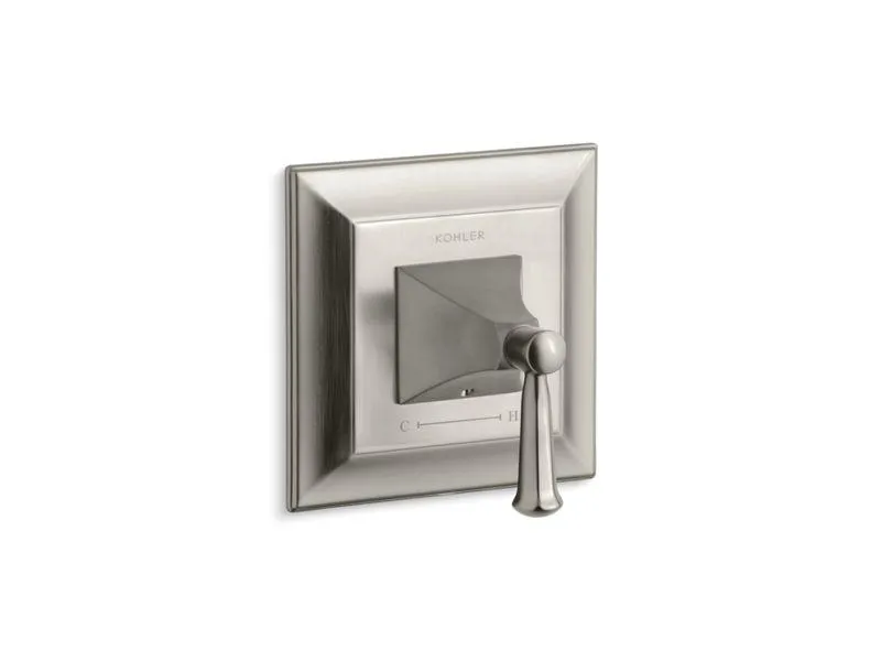 KOHLER K-T10421-4S Memoirs Stately Valve trim with lever handle for thermostatic valve, requires valve