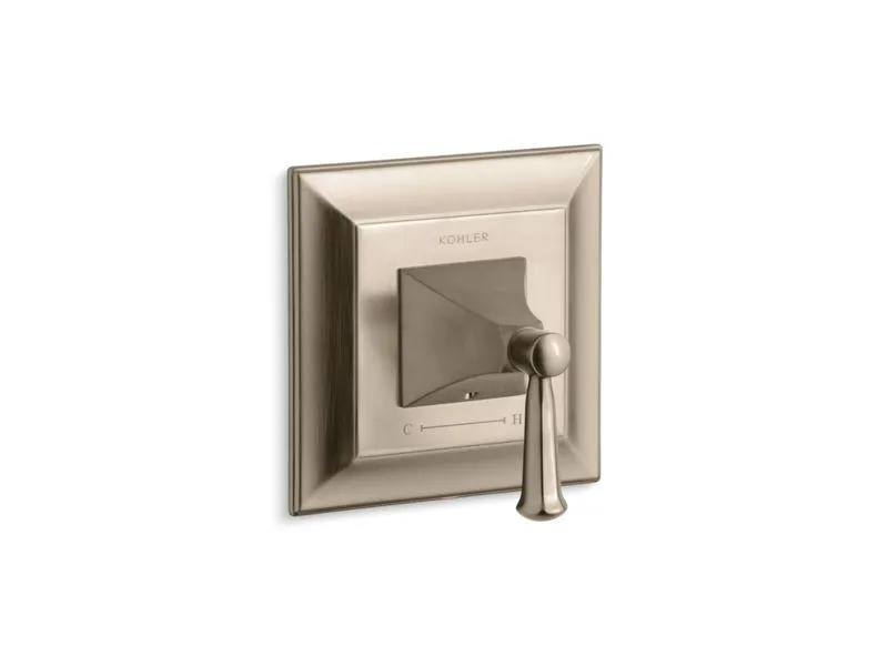 KOHLER K-T10421-4S Memoirs Stately Valve trim with lever handle for thermostatic valve, requires valve