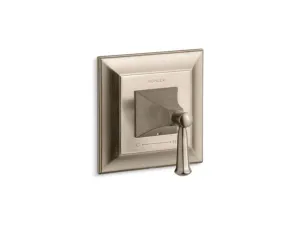 KOHLER K-T10421-4S Memoirs Stately Valve trim with lever handle for thermostatic valve, requires valve