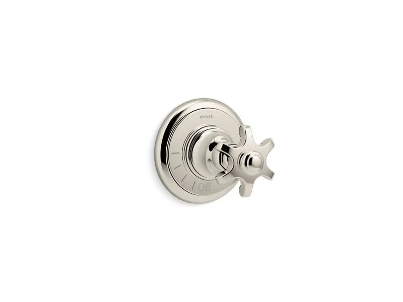 KOHLER K-T72771-3M Artifacts Volume control valve trim with prong handle