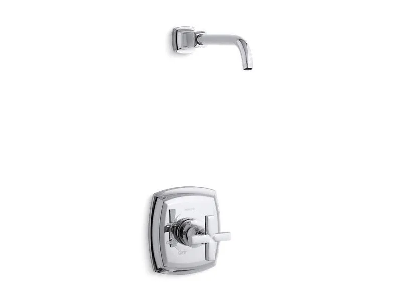 KOHLER K-TLS16234-3 Margaux Rite-Temp(R) shower valve trim with cross handle, less showerhead