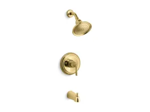 KOHLER K-TS395-4S Devonshire Rite-Temp bath and shower trim with slip-fit spout and 2.5 gpm showerhead
