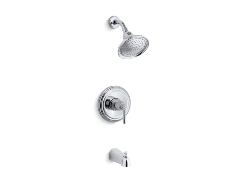 KOHLER K-TS395-4S Devonshire Rite-Temp bath and shower trim with slip-fit spout and 2.5 gpm showerhead