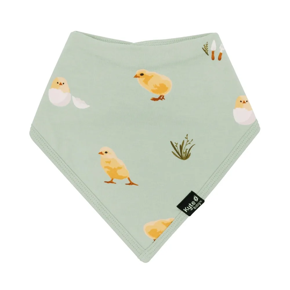 Kyte Baby Bib in Aloe Chick