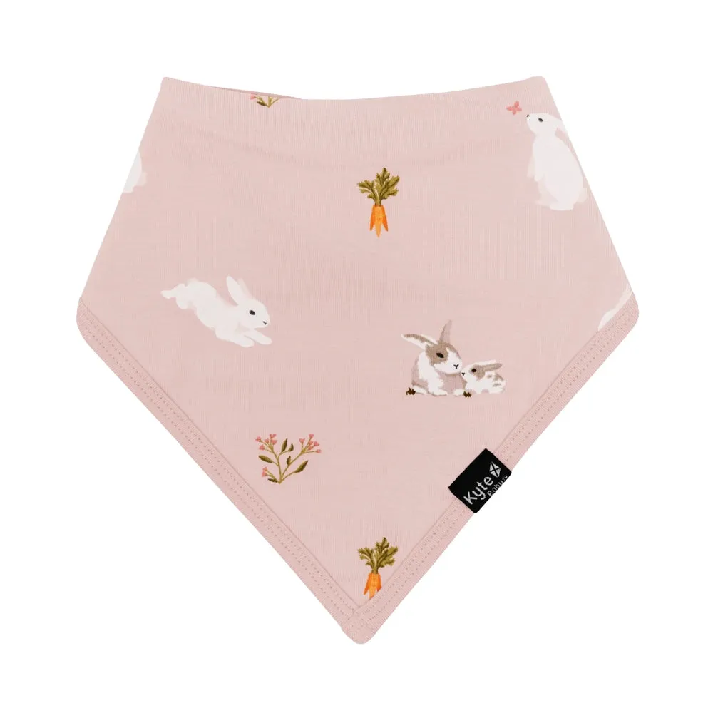 Kyte Baby Bib in Blush Rabbit