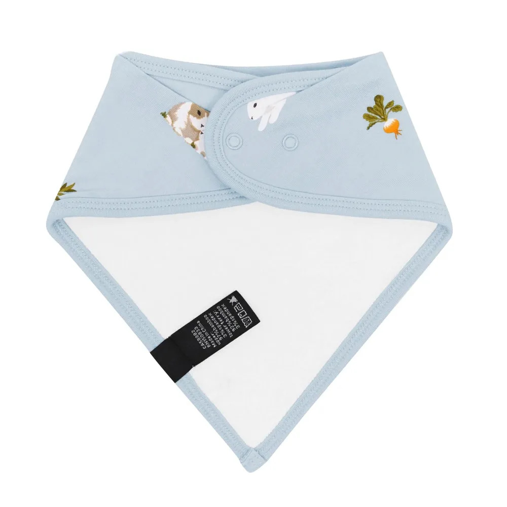Kyte Baby Bib in Ice Rabbit