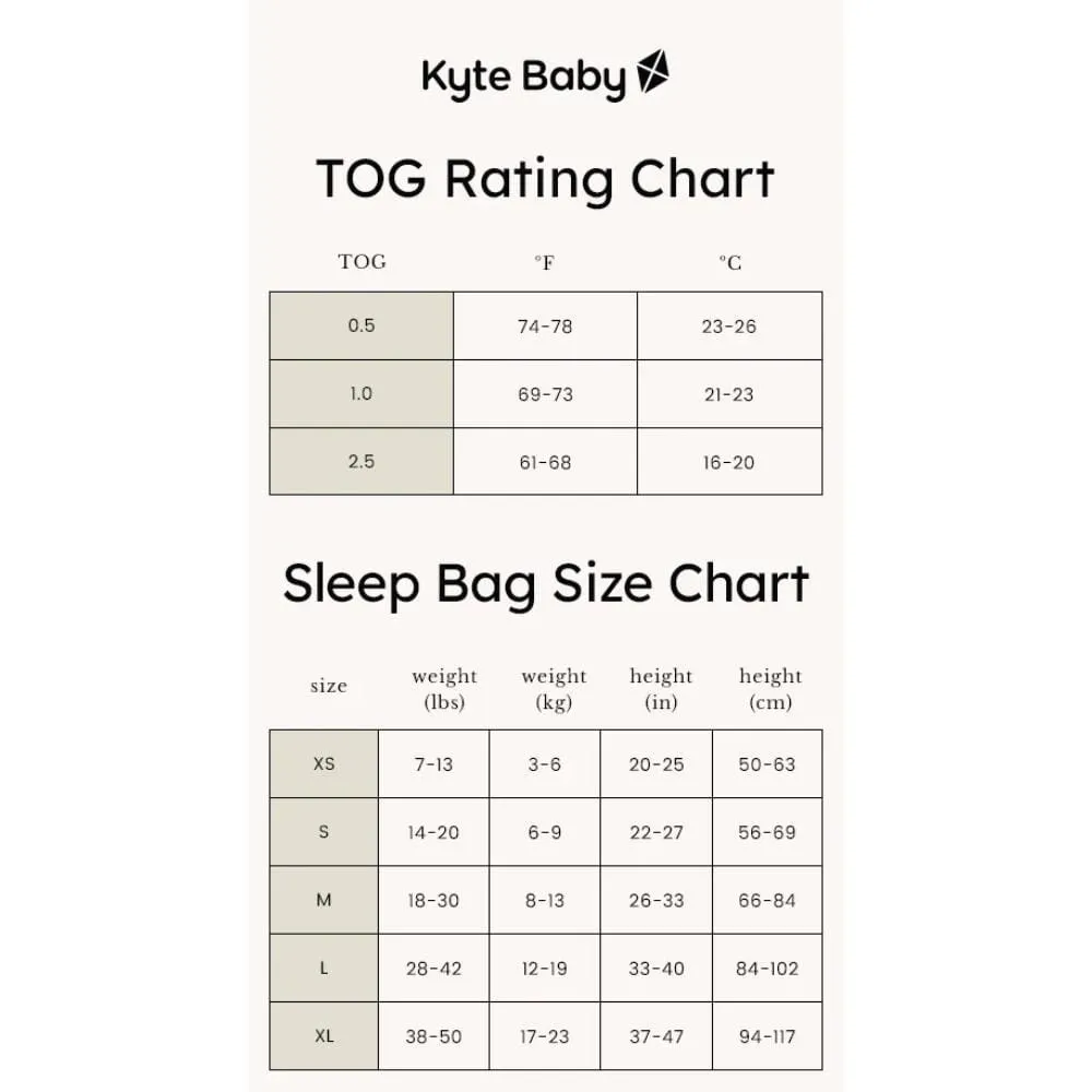 Kyte BABY Sleep Bag 0.5 Tog - Rhino