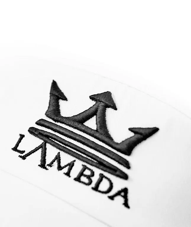 Lambda White Visor