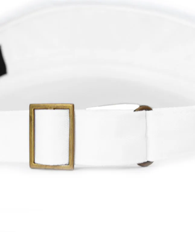 Lambda White Visor