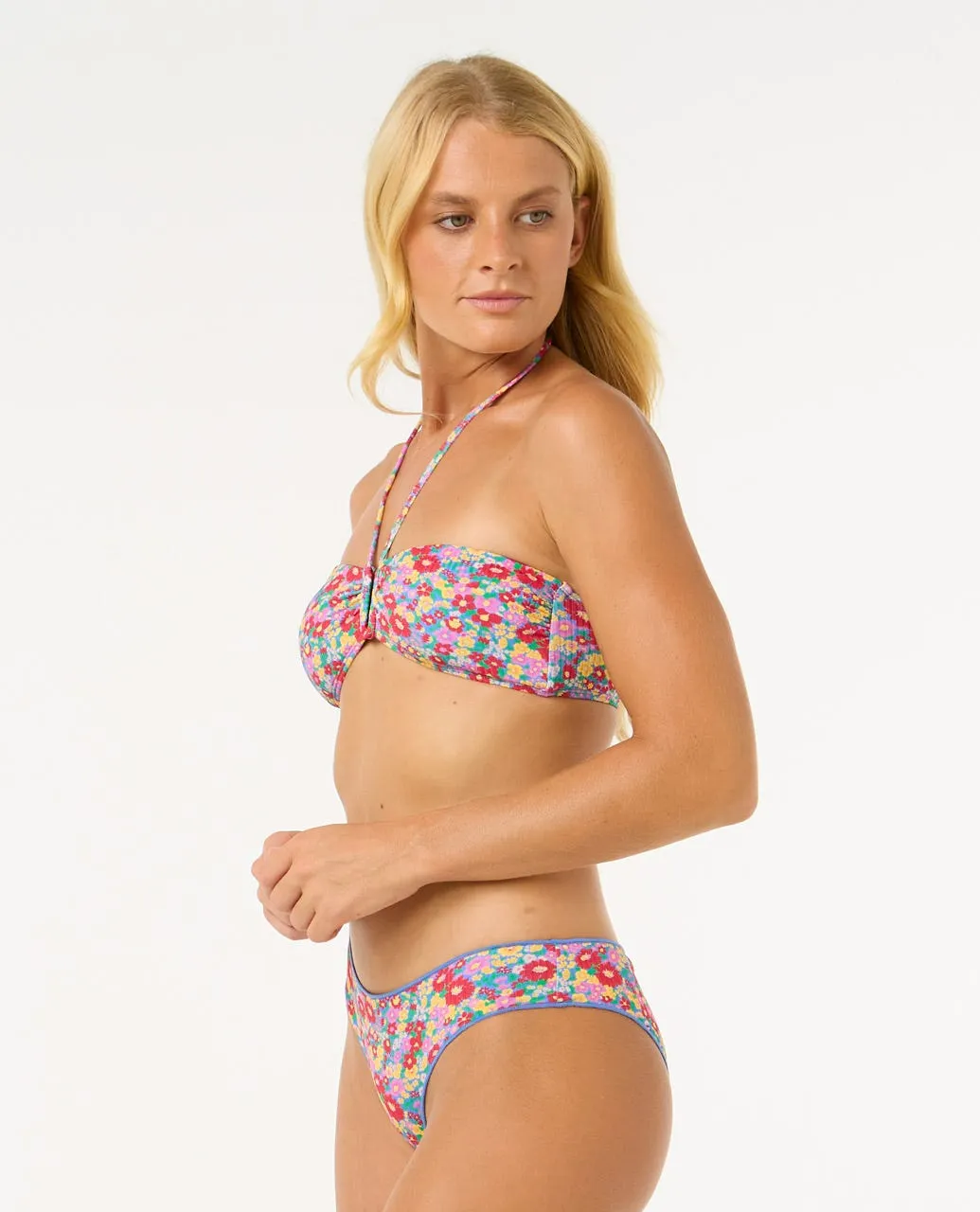 Las Flores Bandeau Bikini Top