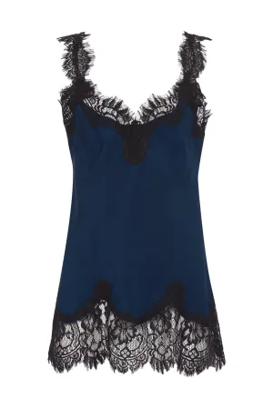 LAST PIECES - Contrast Megan Camisole Tanzanite Blue