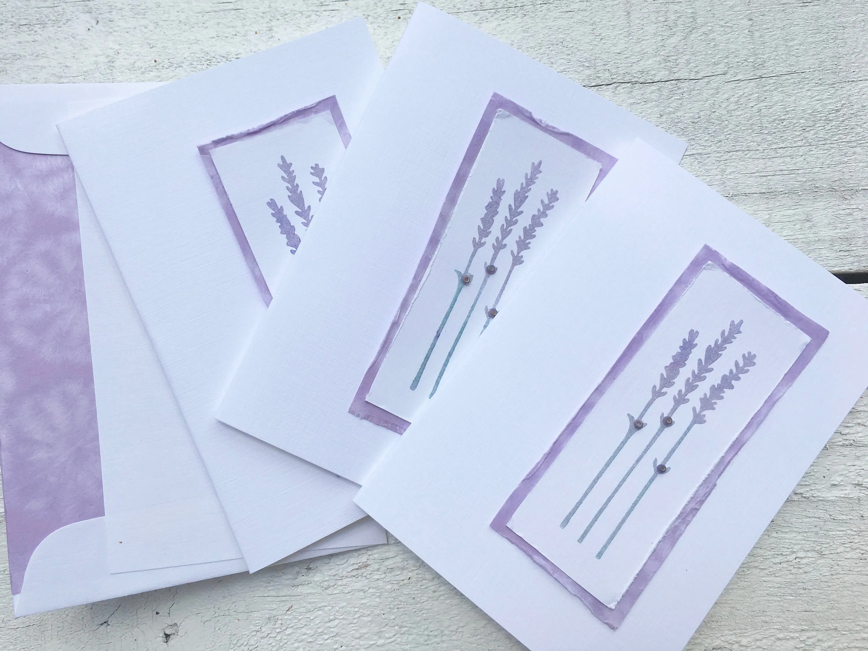 Lavender Note Cards