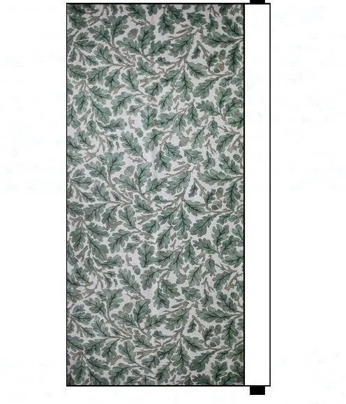 Leaf Linen Blend Fabric, Cotton Linen, Washing Linen, Korean Fabric, Leaves Fabric, Green Leaf Linen, 2 Colors - By the Yard 26099-1