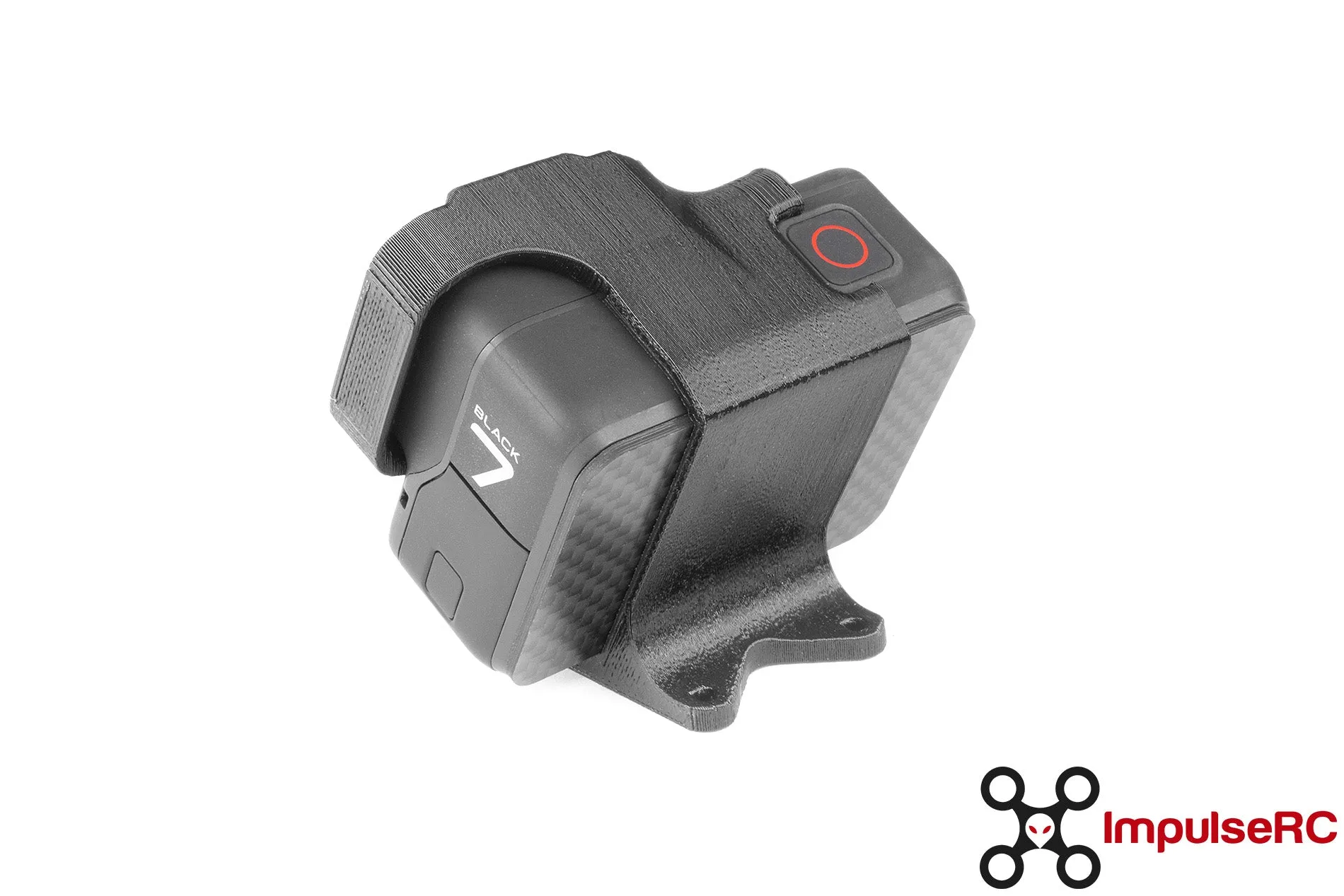 Legacy Apex TPU GoPro Hero7 Mount - 30 Degrees BLACK