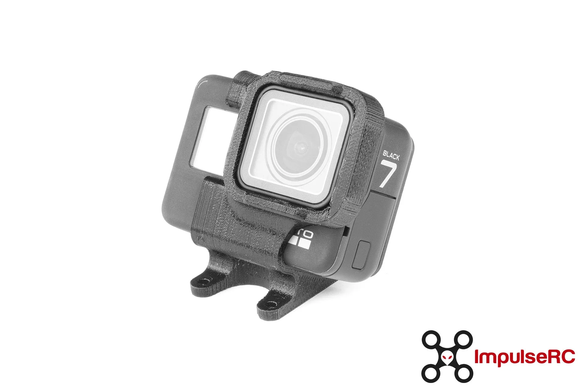 Legacy Apex TPU GoPro Hero7 Mount - 30 Degrees BLACK