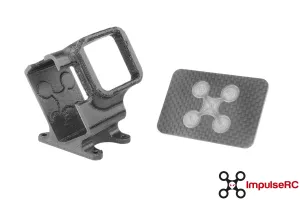 Legacy Apex TPU GoPro Hero7 Mount - 30 Degrees BLACK