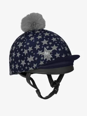LeMieux Mini Reflective Print Hat Silk