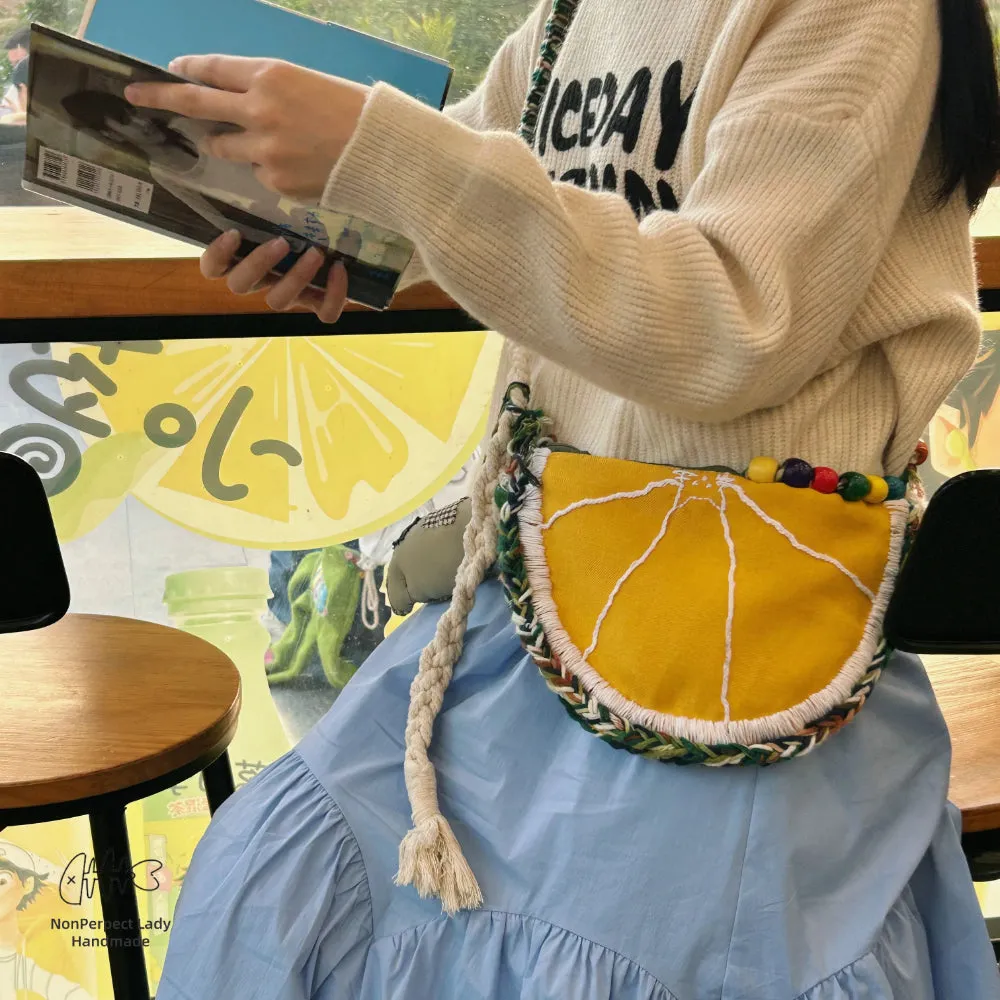 Lemon Summer丨Original Fruits Shape Handmade Handbags