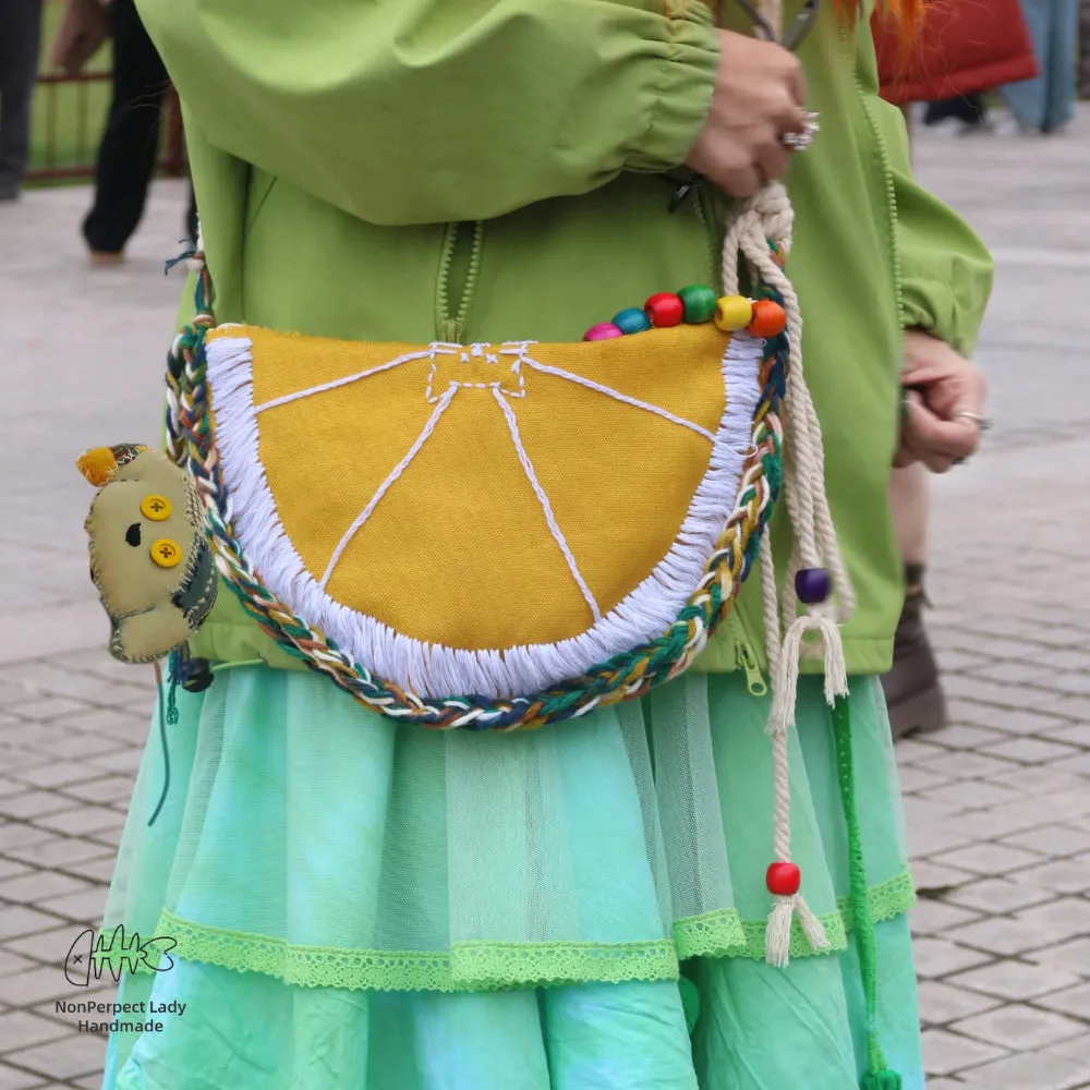 Lemon Summer丨Original Fruits Shape Handmade Handbags