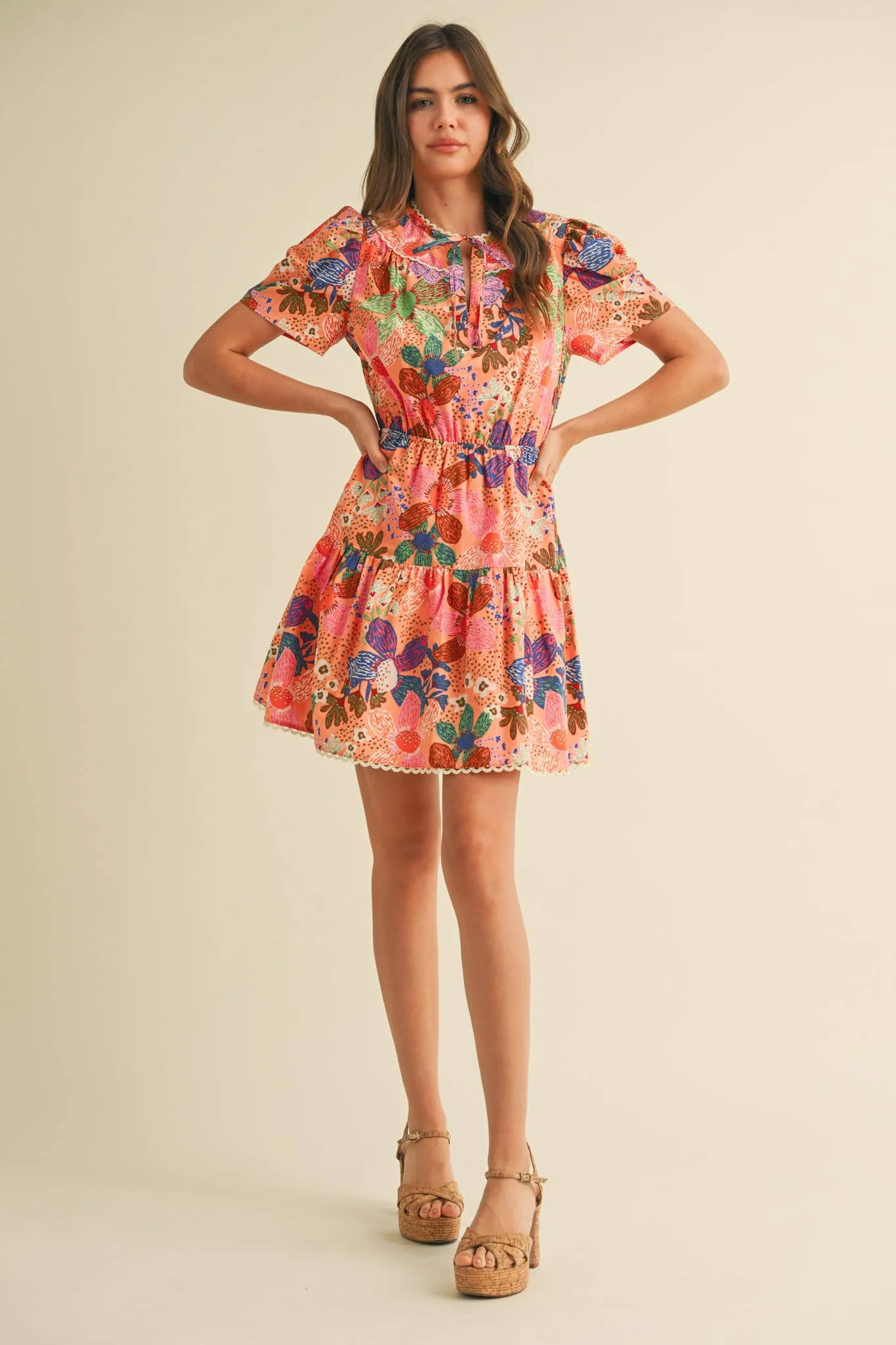 Lennon Tiered Mini Dress