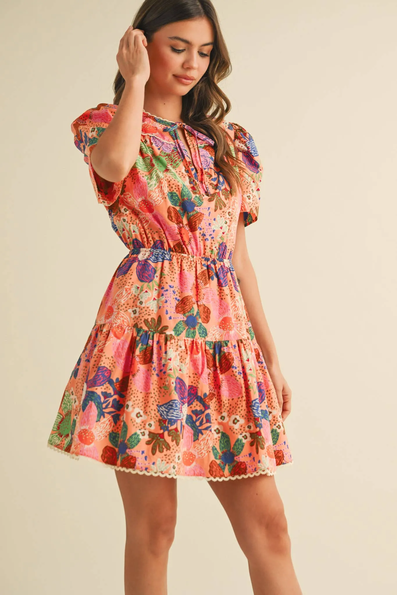 Lennon Tiered Mini Dress