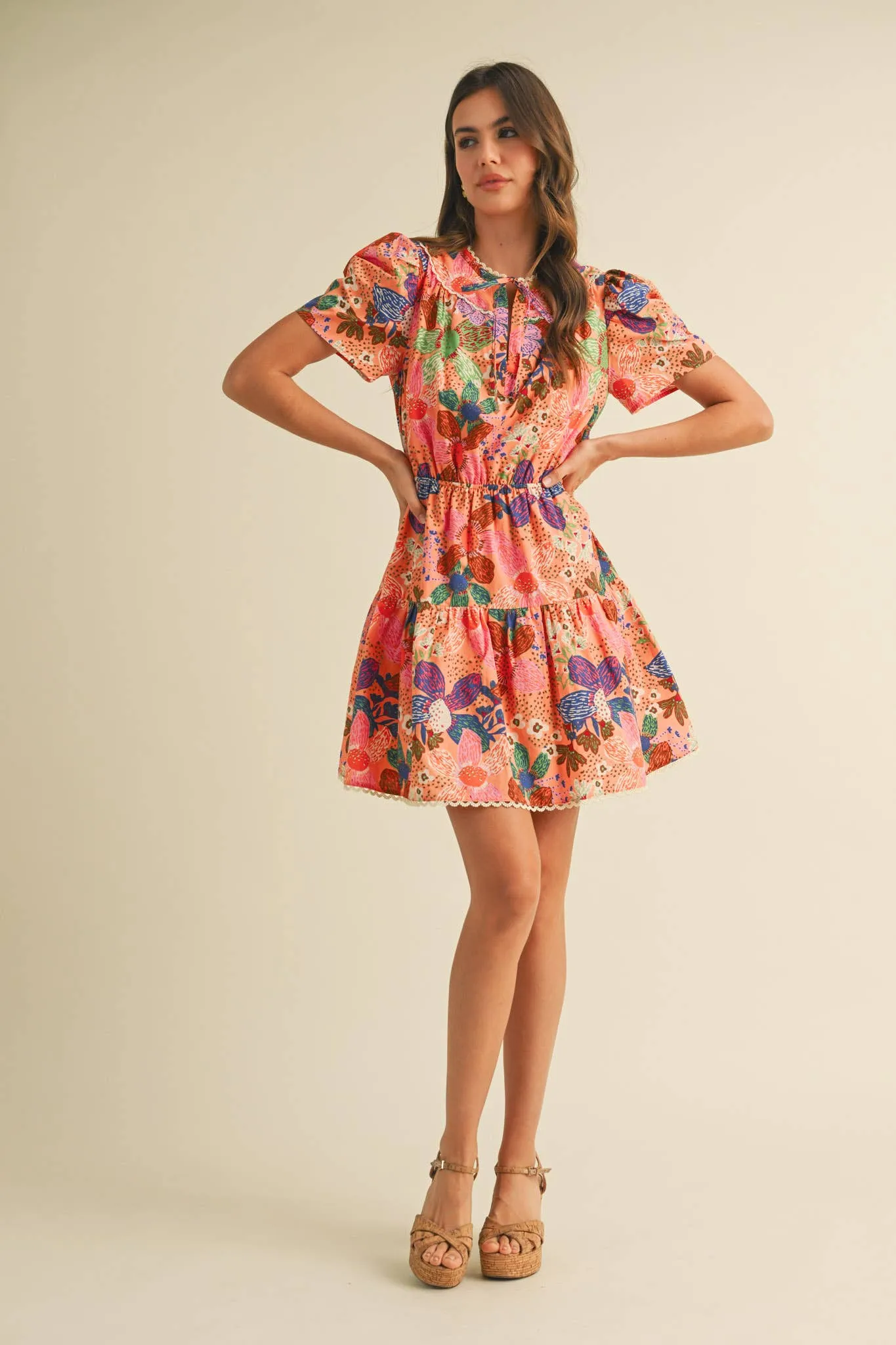 Lennon Tiered Mini Dress