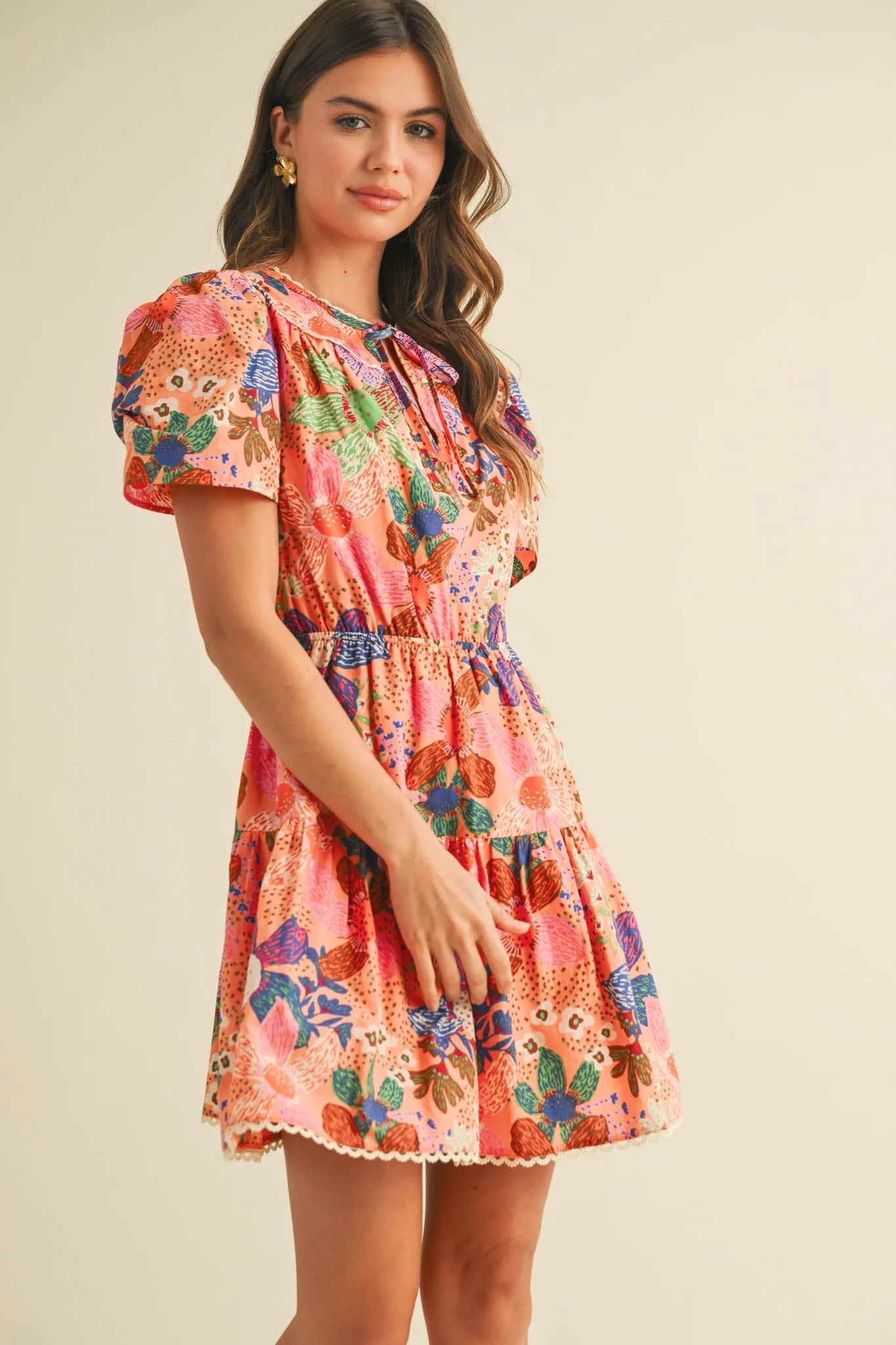 Lennon Tiered Mini Dress