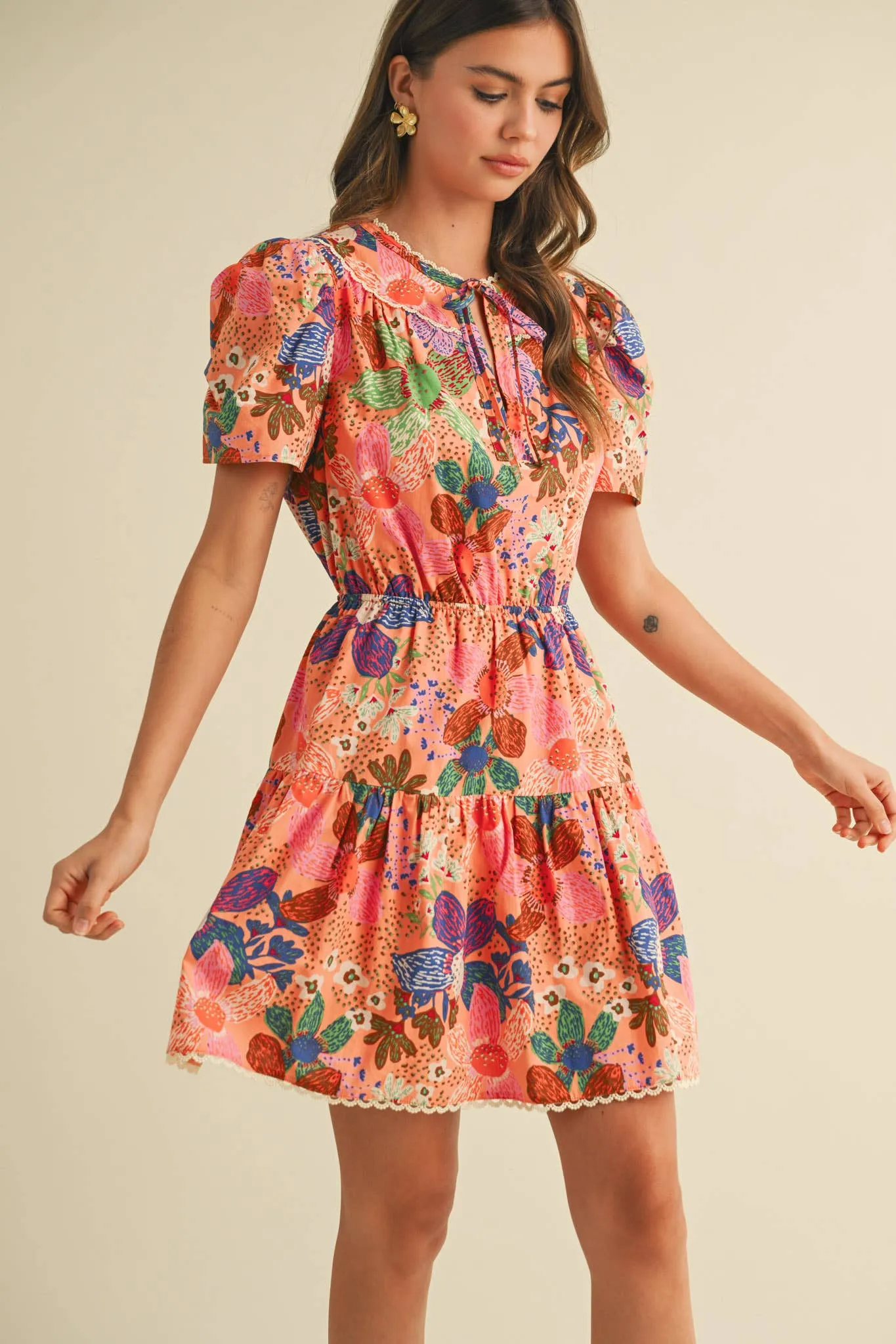 Lennon Tiered Mini Dress