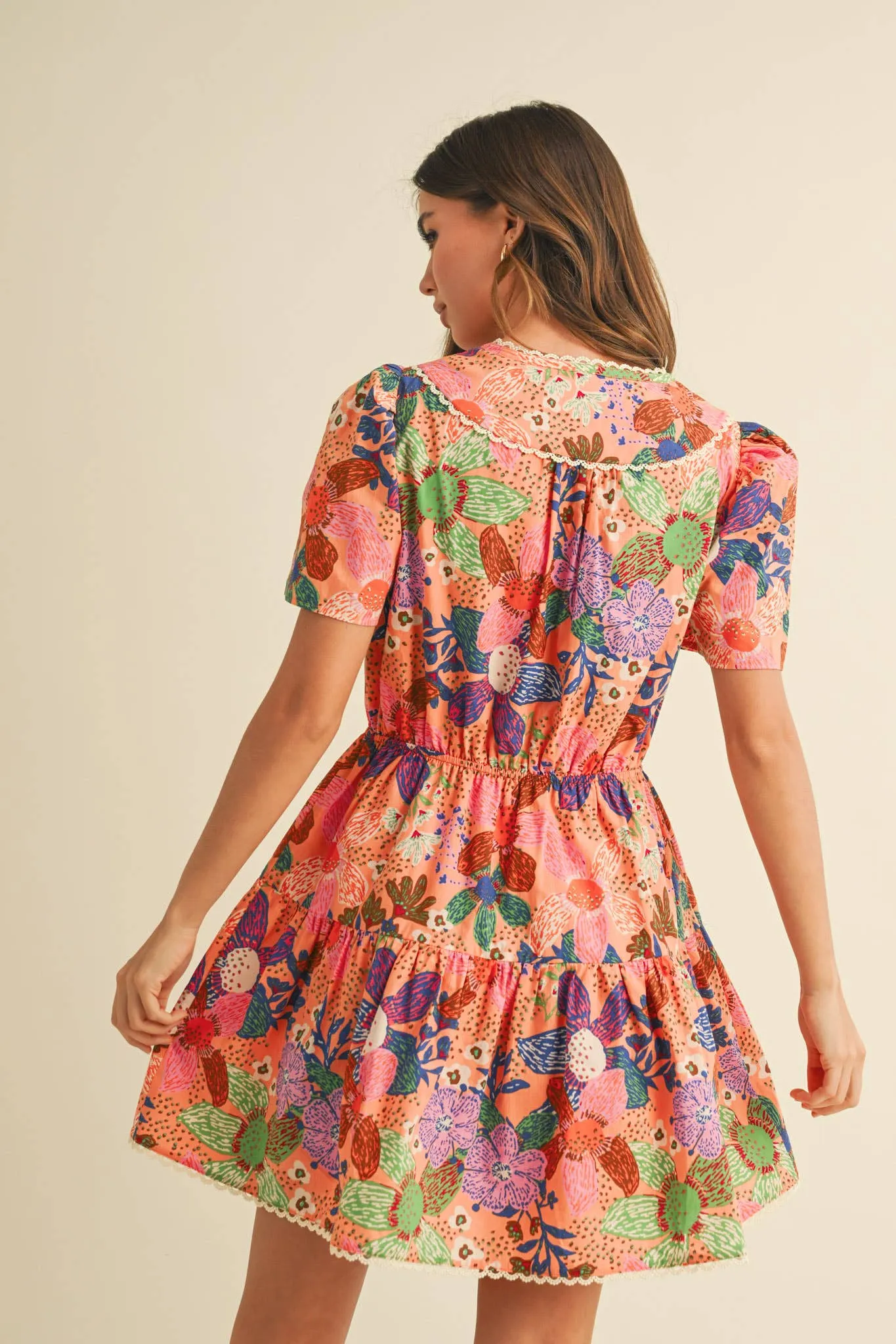 Lennon Tiered Mini Dress